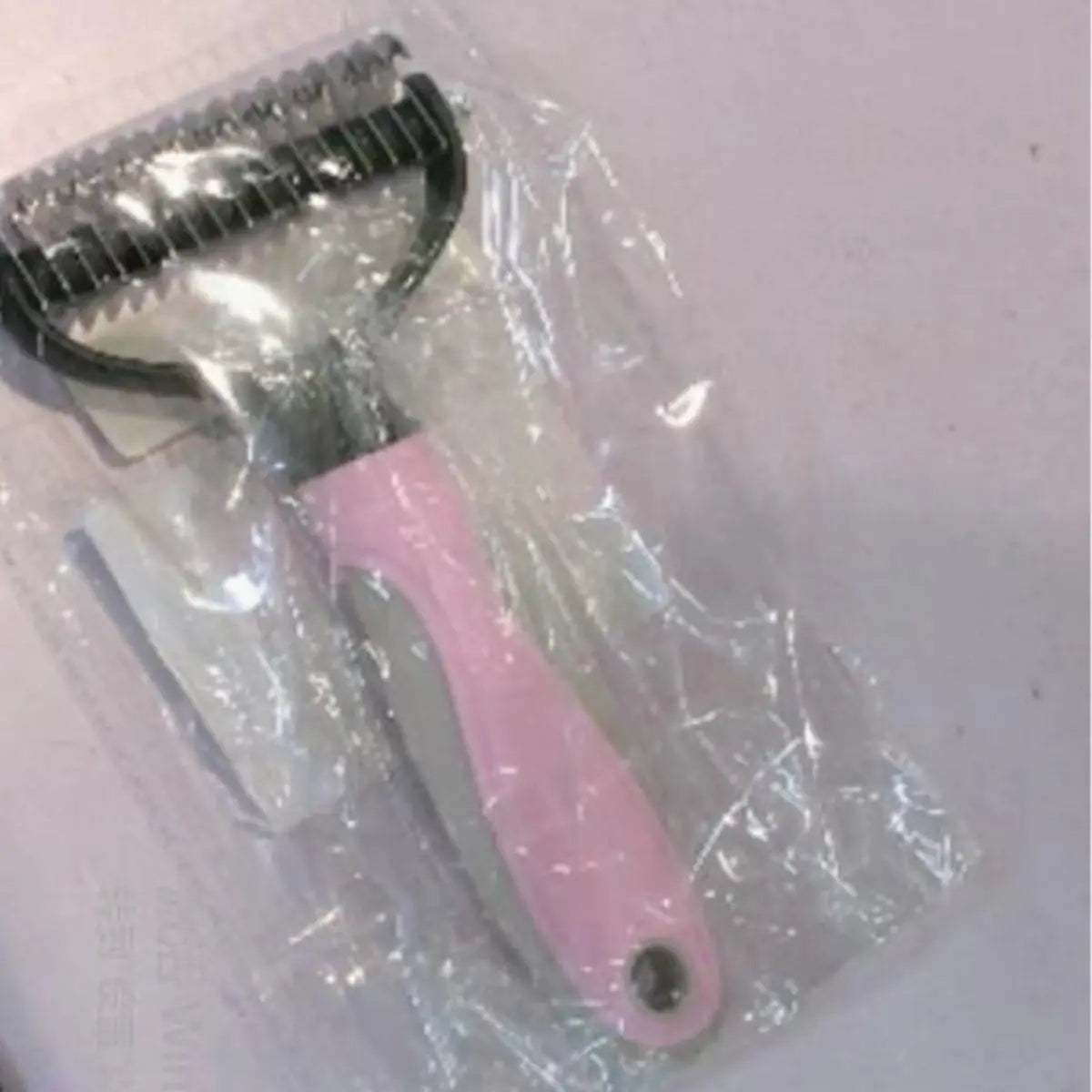 Pet Hair Comb Tool, Dual-Sided Knot-Free Brush for Dogs and Cats, Essential Grooming Supplies, Easy-To-Use Pet Care Accessory