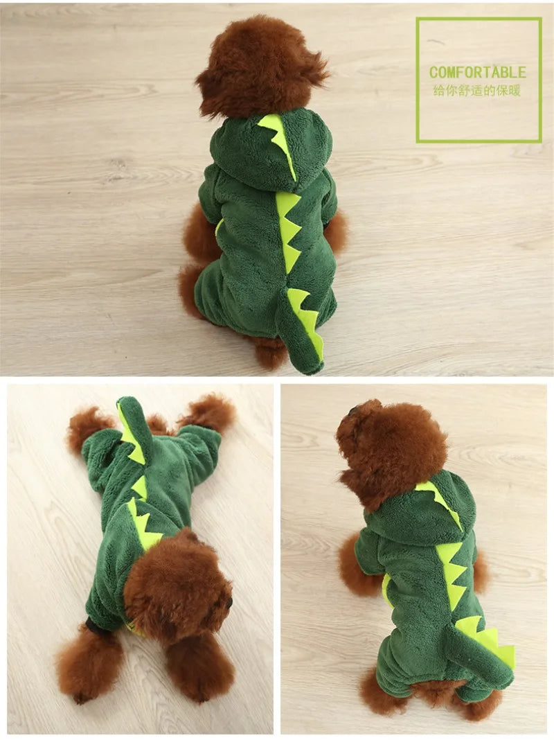 Dino Cozy™ | Dinosaur Pet Hoodie